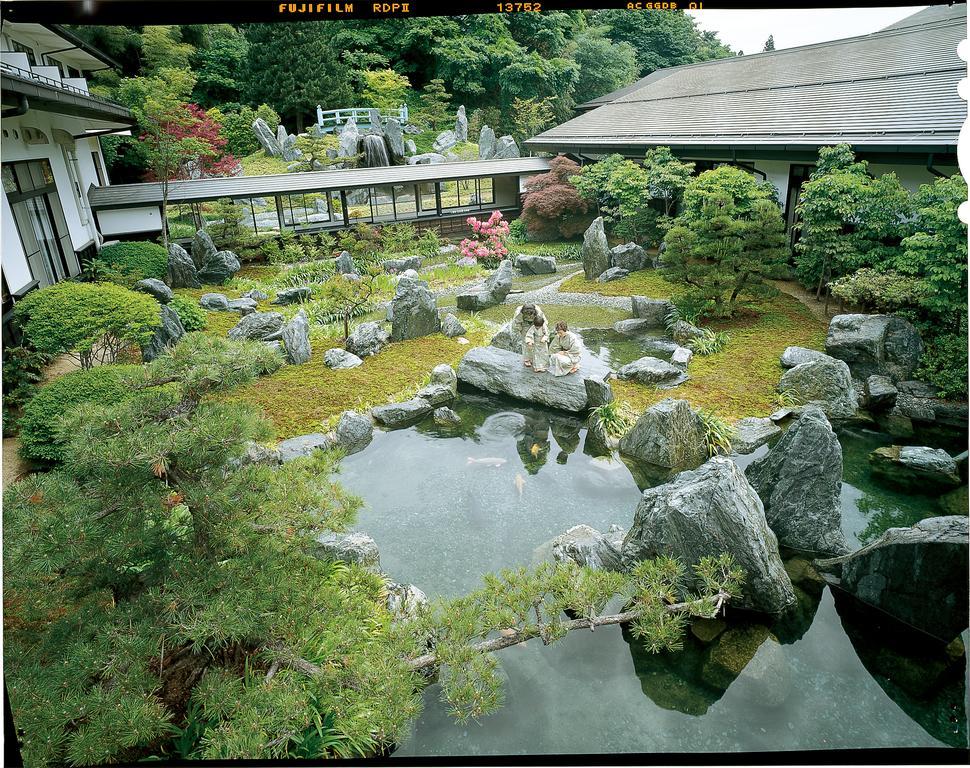 Oyado Sansui Hotel Achi Bagian luar foto